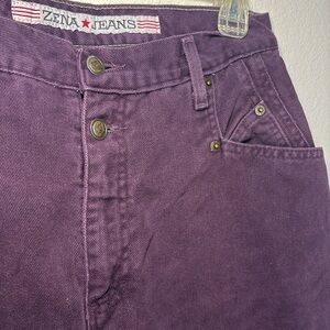 Vintage Zena Denim Women's Purple Jeans